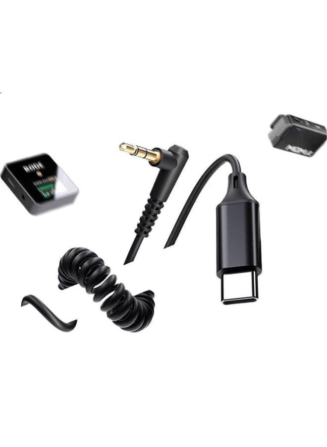 Ten Flashes Tenflash Apple 16 Promax/15 Huawei Xiaomi Type-C Cable 3.5Mm Rode Mammoth M1 Dji Mavic Air Live Broadcast Adapter Wireless Microphone Recording Cable - Image 1