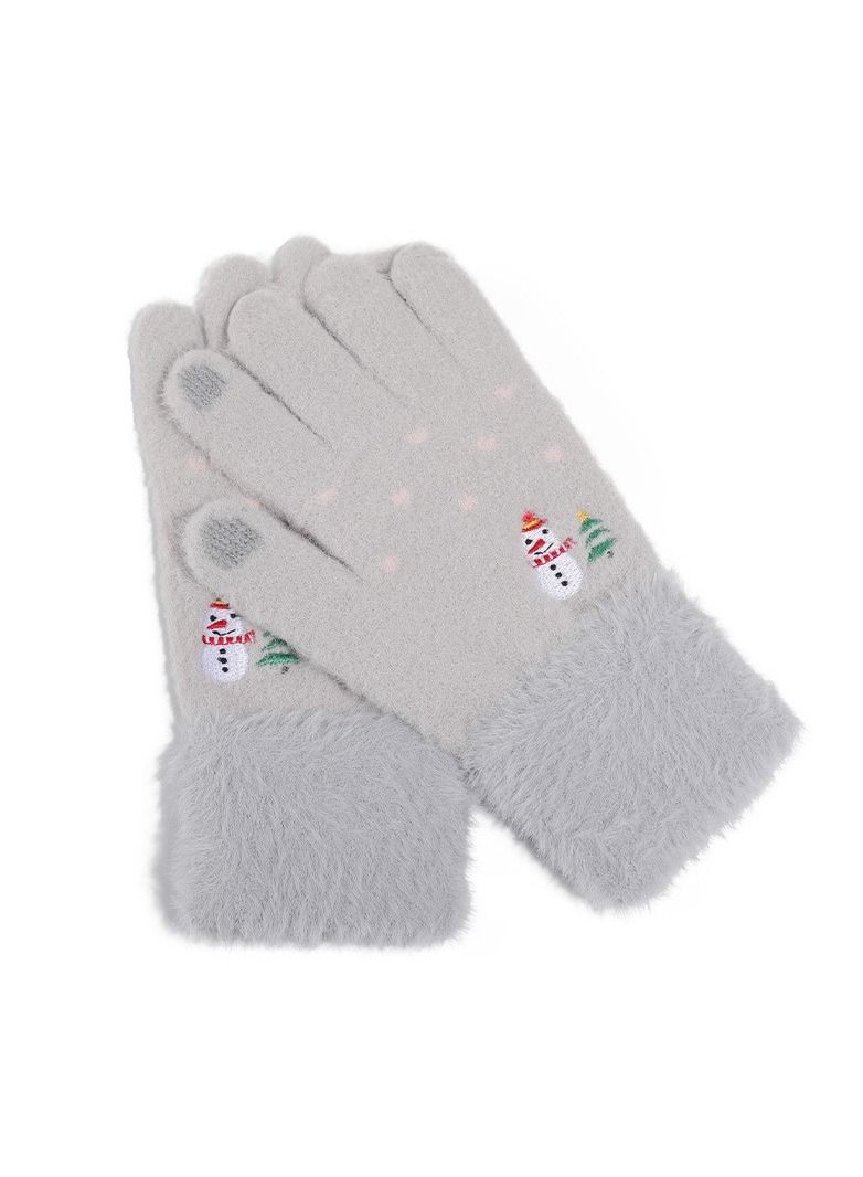 Golovejoy Women's Warm Plush Windproof And Cold Proof Lovely Gloves 