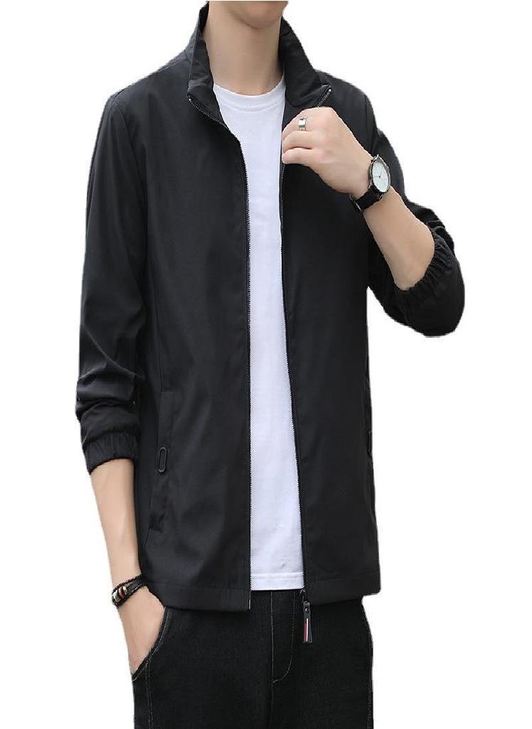Eckek - Men's Coat Spring and Autumn Leisure Jacket Men's Korean Baseball Uniform Jacket - Image 1