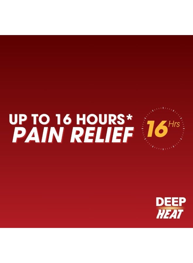 ديب هييت الحرارة العميقة - بقع تخفيف الألم ، لآلام العضلات ، والألم وتيبس (حزمة من 2 بقع) - Image 5