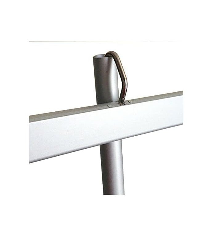 اي ار اس حامل لافتات ARS القابل للطي 85 × 200 سم - حامل عرض قابل للسحب بقاعدة من الألومنيوم وحقيبة حمل للمعارض التجارية والفعاليات والمكاتب والإعلانات - Image 2