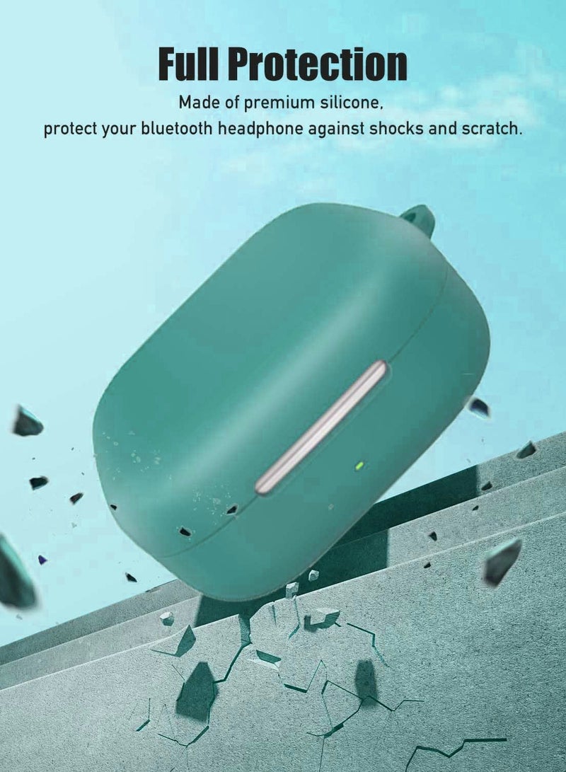 Case Cover for Huawei FreeArc, Silicone Protective Cover for Huawei FreeArc,Full-Body Shockproof Cover with Scratch Protection, with Keychain & Lanyard and Cleaner Kit-Green - Image 3