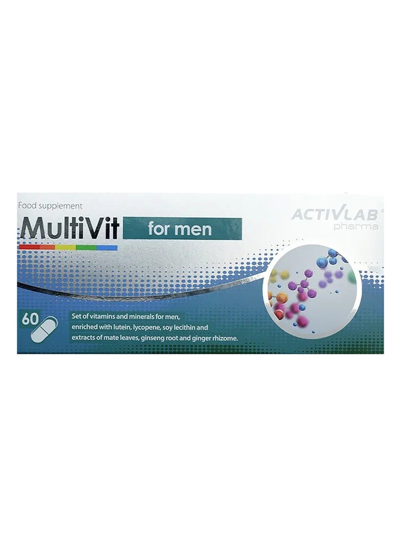 ACTIVLAB Multivit For Men Caps 60'S - Image 2