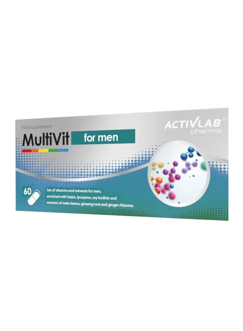 ACTIVLAB Multivit For Men Caps 60'S - Image 1