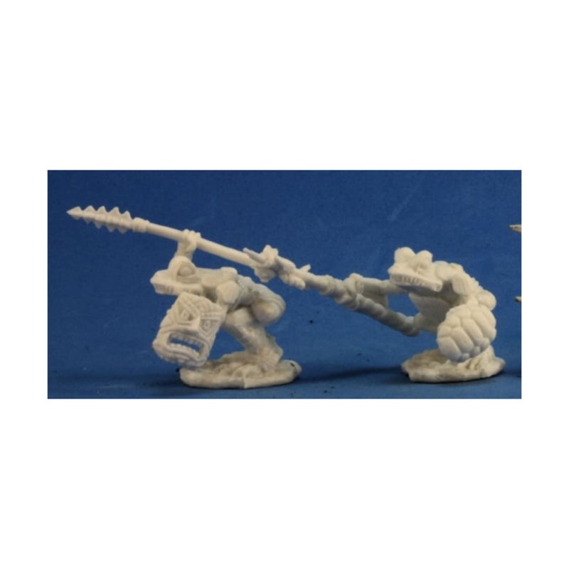 Reaper REM77268 Bones Squogs Warriors Miniature - 2 count - Image 2
