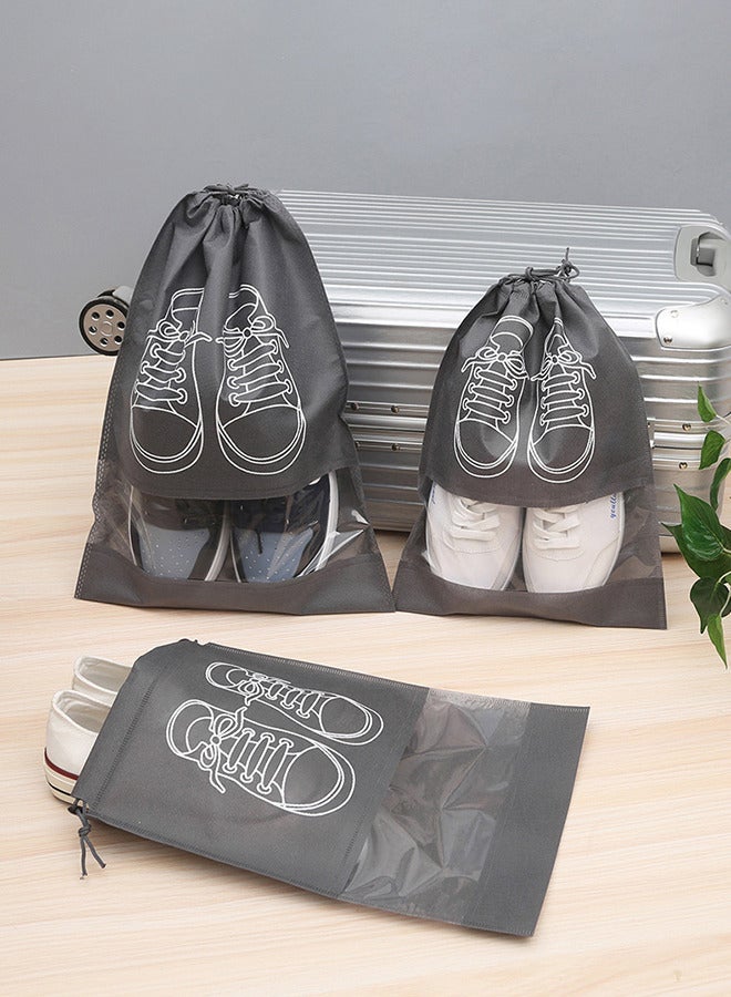 10-Pcs Portable Travel Shoe Bags - Image 2