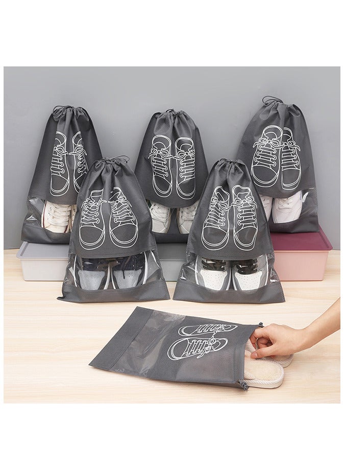 10-Pcs Portable Travel Shoe Bags - Image 4