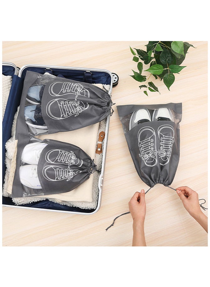 10-Pcs Portable Travel Shoe Bags - Image 5