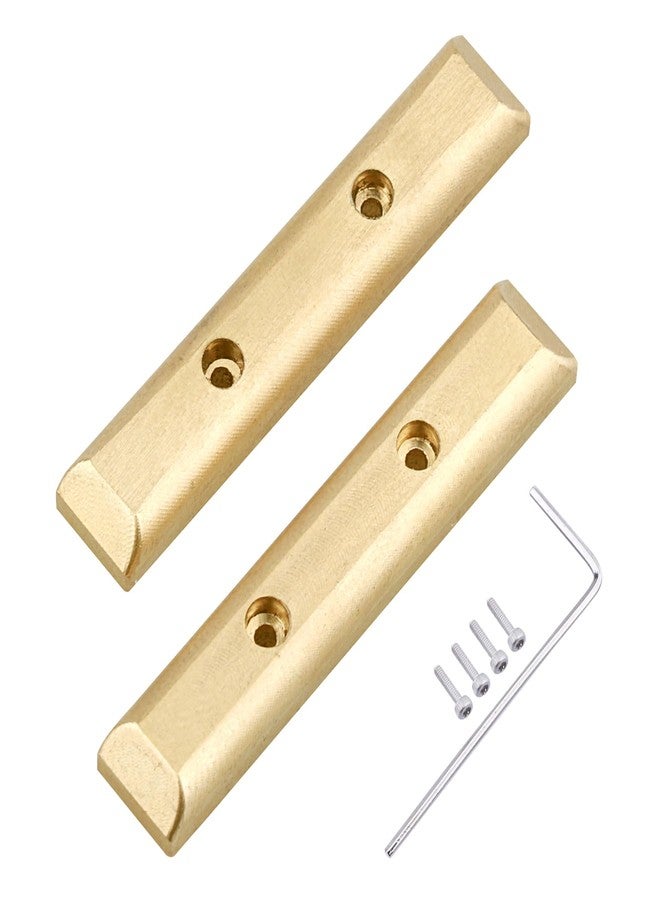 Hobbypark Brass Boulder Bars Weights for 1/24 Axial SCX24 AXI90081 AXI00001 AXI00002 AXI00004 AXI00005 AXI00006 RC Crawler Car Replacement Parts (2-Pack) - Image 1