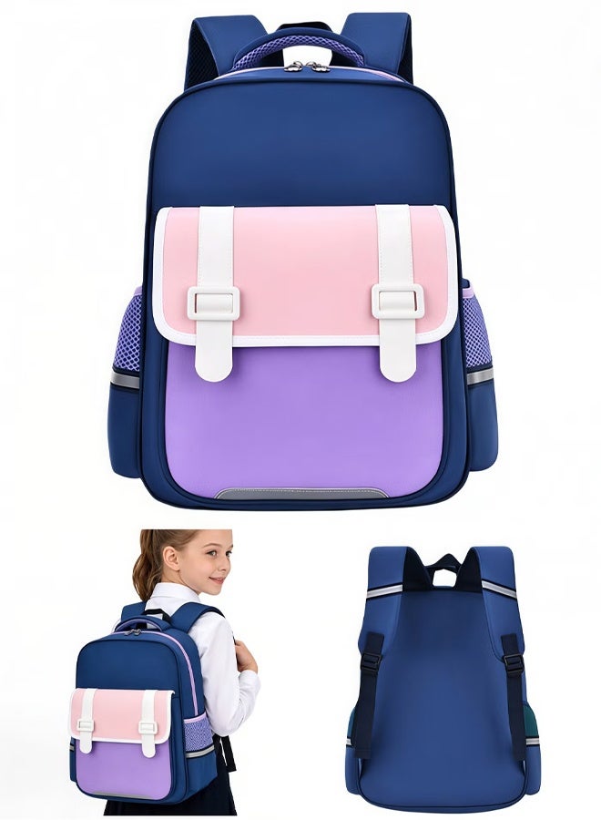 School Backpacks Book Bag with Compartments for Teen Girl Kid Students Elementaryac School Kids' School Bag Lightweight Waterproof Multifunctional Large Capacity for School Bag - Image 1