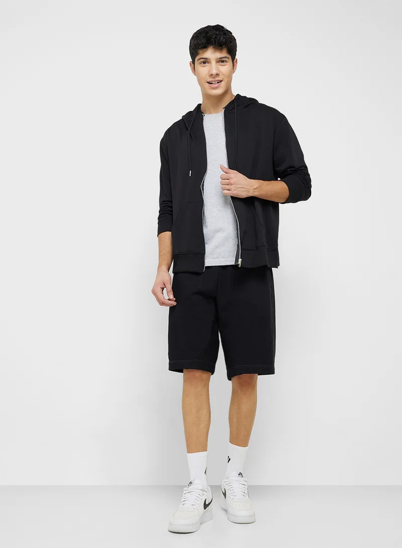 Seventy Five Basics Zip Through Hood Tracksuit