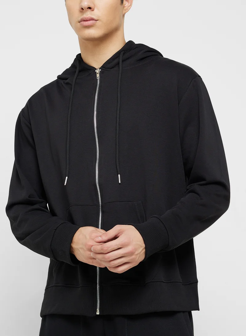 Seventy Five Basics Zip Through Hood Tracksuit