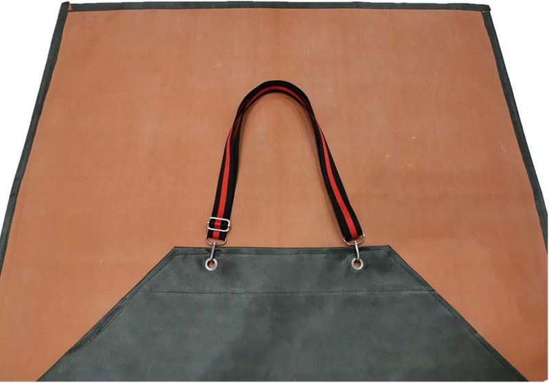 TonLing Store Thick Rubber Apron, 47.2 x 33.5 Inch Waterproof, Long Chemical Resistant, Adjustable for Dishwashing, Cleaning Fish, Gardening, Lab Work, Butcher and Dog Grooming, Grey - Image 3