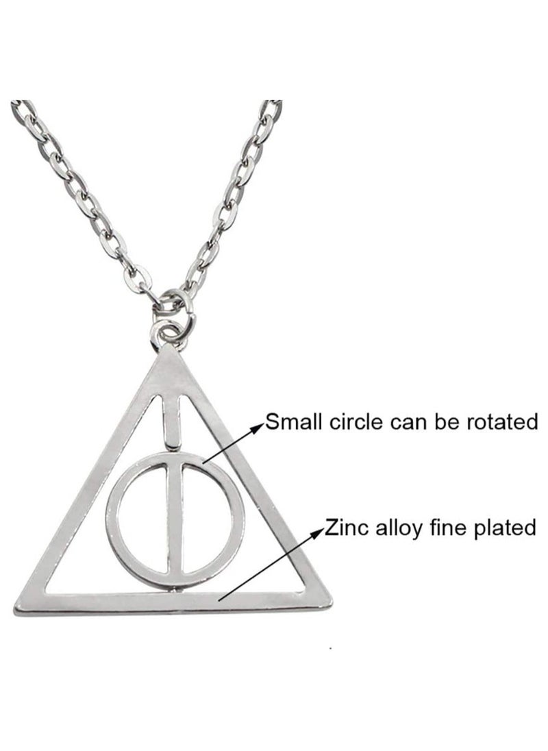 Zchiko - Zchiko Harry Potter Deathly Hallows Necklace _Silver - Image 1