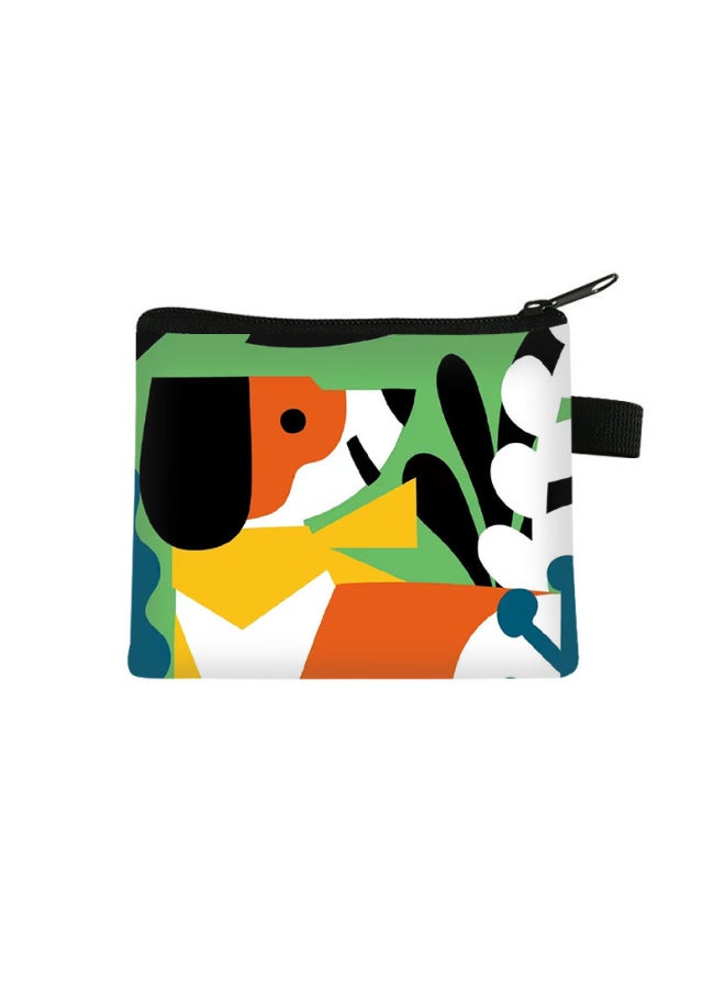 New Flat-style Children's Coin Purse Mini Portable High-end Card Holder Student Simple Cute Bag