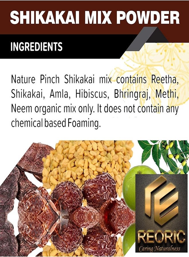 REORIC Shikakai Mix Powder for Hair (Contains Reetha, Amla, Bhringraj & Neem) - 100g - Image 5
