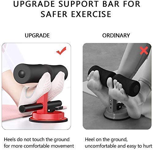 SILENCIO Sit-Up Bar With Foam Handle and Rubber Suction Seat Up Fitness Equipment Sit-ups and Push-ups Assistant Device For Weight Lose Gym Workout Abdominal Curl Exercise Work Out Trainer (Pack of 1) - Image 5
