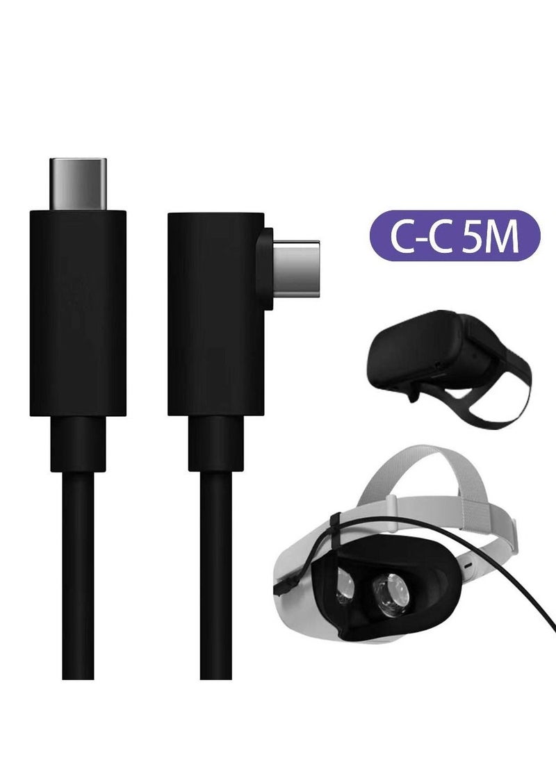 Type-C Streaming Cable for Quest 2 and Oculus Link Virtual Reality Headsethigh Speed Data Transfer and Fast Charging Connection Cable (5M) - Image 3