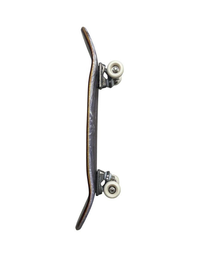 LEEFAI 34mm Pro Fingerboard Complete Set, 34x96mm Finger Skateboard Maple Wooden Deck, 4.0 mini Finger Skateboard Trucks, Urethane Bearing Wheels- Op3ra V3-Undead Jack - Image 4