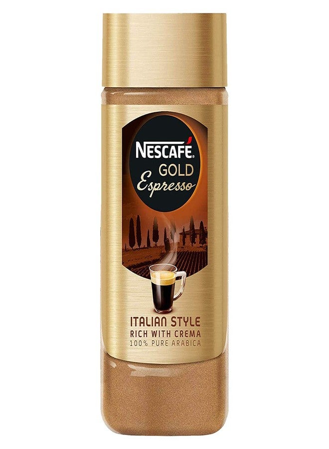 Nescafe Gold Espresso Italian Style Ground Rich with Crema, 100 g, Bottle - Image 4
