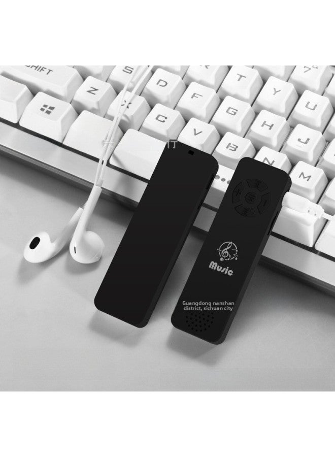 Ultra-thin Fashionable Student Sports Running Music Portable Player External Speaker Card Insertion Mp3 Player-Body Color:White-Memory Capacity:Plug-in Card (bare Metal)  - Image 3