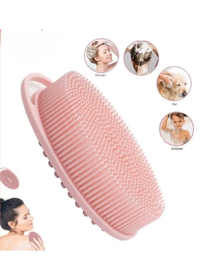 Ucanbe Silicone Bath Brush – Gentle Body & Shower Scrubber for Sensitive Skin, Kids, Women & Men | Soft Exfoliating Brush & Makeup Brush Cleanser, All Skin Types - Image 1