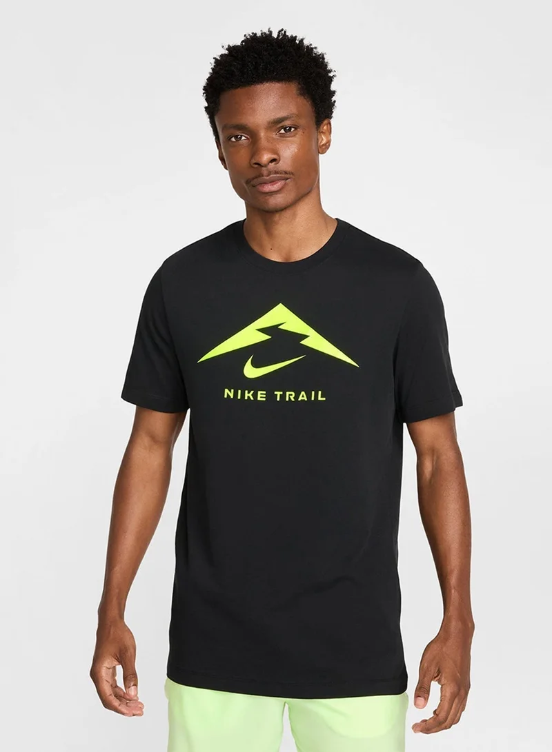 Nike Logo Dri-Fit Trail T-Shirt