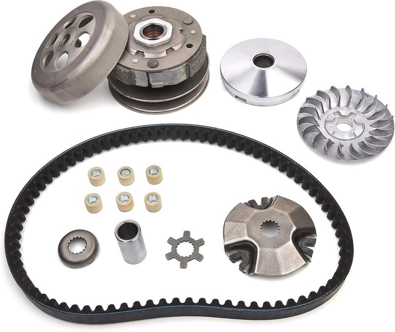 JIAYAN Clutch Assembly Variator Rebuild Kit for Scrambler Predator Sportsman 50/90 cc 2-Stroke ATV - Image 1