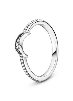 PANDORA Crescent Moon Beaded Ring  - Image 1