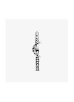 PANDORA Crescent Moon Beaded Ring  - Image 3