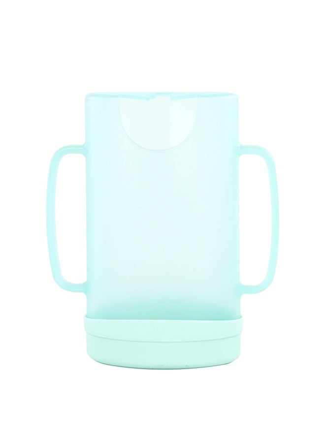 DAEVO Baby Pouch Holder No Squeeze, Baby Food & Juice Box Holder, Mess-Free, Easy Grip for Self-Feeding, BPA-Free & DEHP-Free, Must-Have for Babies, Green - Image 1