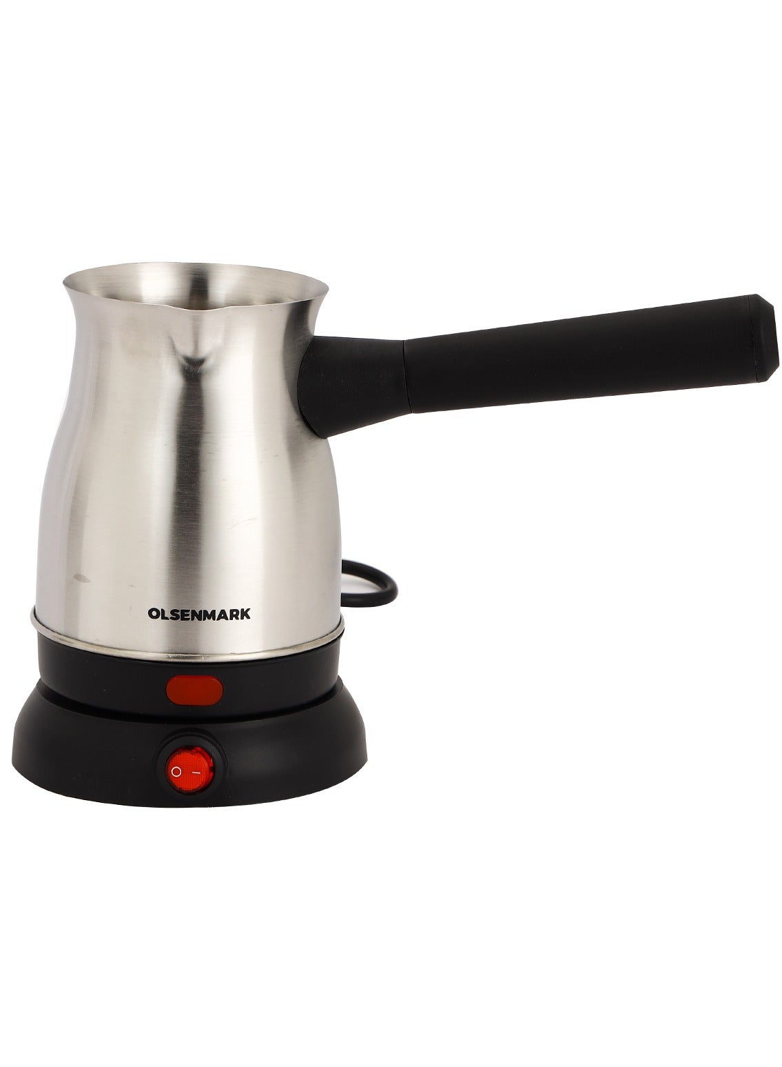 Electric Kettle 360 Degree Rotation Base with Safety Cut Off, Perfect for Boiling Water, Milk, Tea, Overheat Protection, Dry Boil Protection 500 ml 600 W OMK7024 SILVER AND BLACK