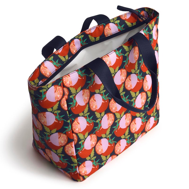 Vera Bradley Women's Ripstop Lunch Tote, Sliced Tomatoes, One Size - Image 2