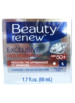 Beauty Renew 50 Exclusive Day  Night Face Moisturizer Cream Diamonds and Brazilian Saphire