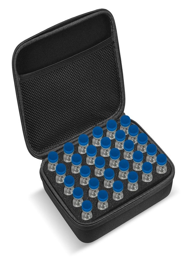 Wanheart 30-Slot Insulin Travel Case,Vial Storage Case with Mesh Pocket for Diabetic Accessories,Compact, Durable Insulin Vial Cooler for Travel and Home Organization,Perfect for 3ml Injection Vials - Image 1