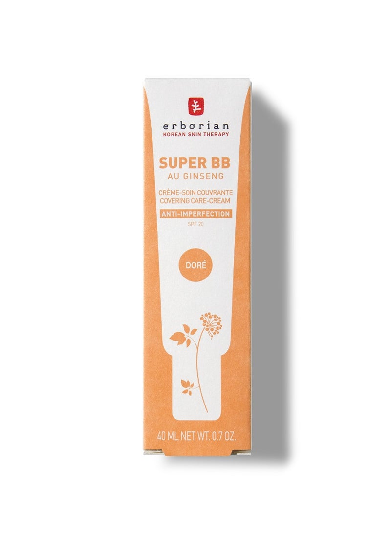 Erborian Super BB Cream with Ginseng SPF20 Anti-Imperfections dore 15ml - Image 2