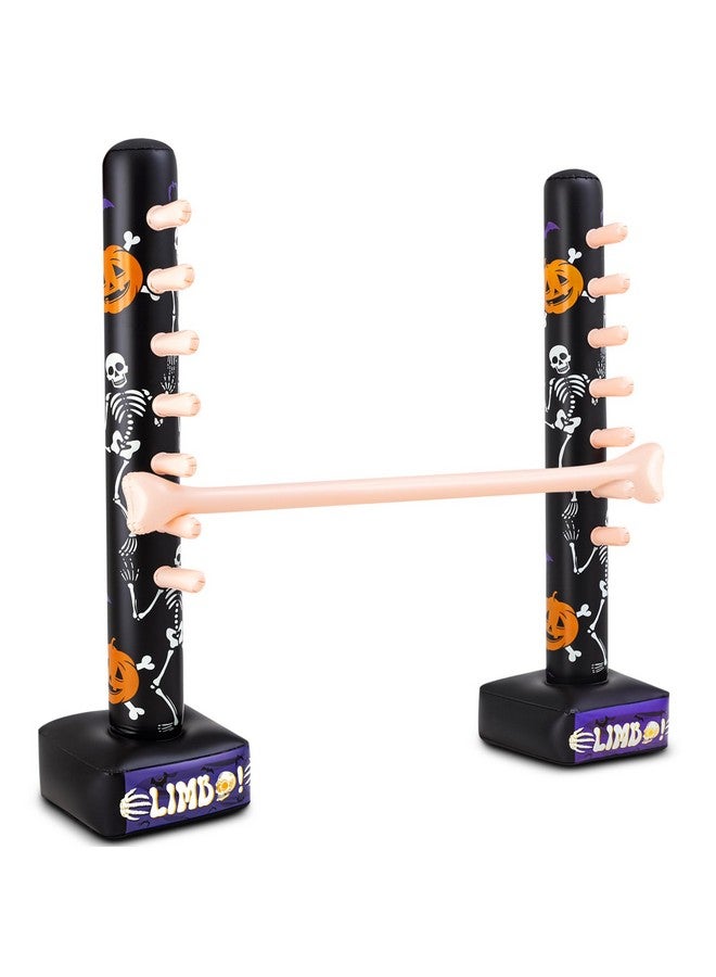Threan Halloween Party Games Inflatable Limbo Game for Adults Easy Spooky Limbo Carnival Game Enhance Family Bonding for Indoor Outdoor Birthday Halloween Party Games Picnic Pool - Image 1