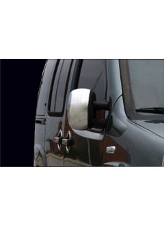 SPIDER Fiat Doblo 1 Mirror Cover 2 Pcs. Abs Chrome 2000-2010 Models  - Image 1