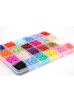 ESSEN Seed Beads and Alphabet Letter Beads Jewellery Making DIY Bracelet Craft Kit for Girls - 4614+ pcs  - Image 2