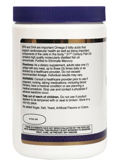 21st CENTURY Omega 3 Fish Oil 1000Mg Softgel For Heart Health, Pack Of 300'S  - Image 3