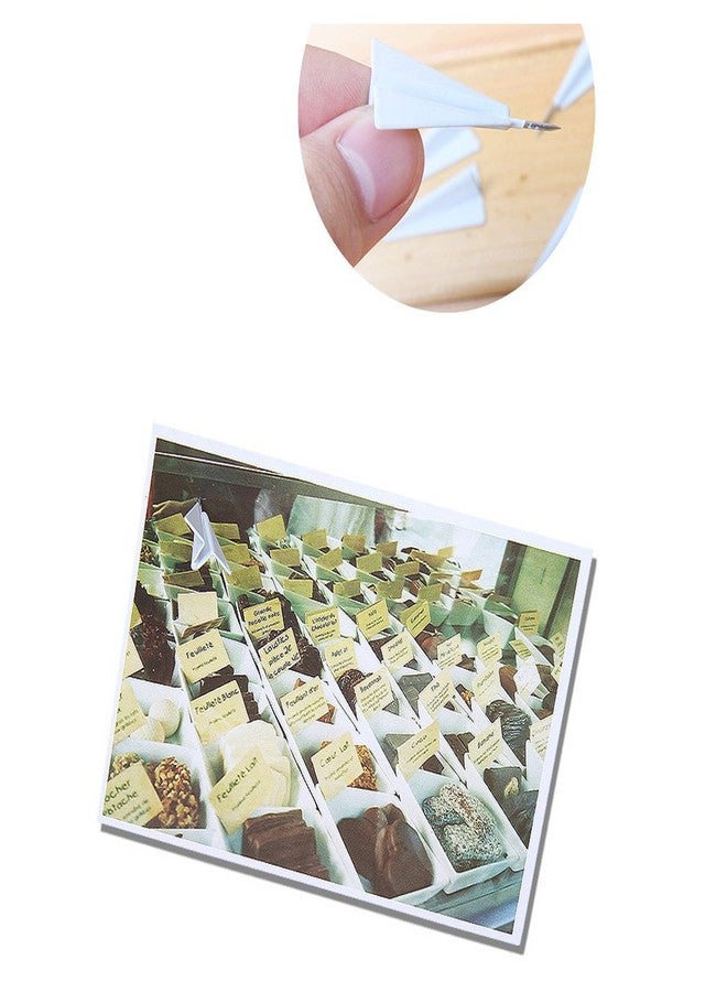Hdtyyln 12Pcs Push Pins Tacks, Airplane Pushpins Plastic Head with Steel Tips, Clear Tacks with Box, Push Pins for Bulletin Board, Decorative Thumb Tacks, Fun Tacks for Cork Board Message Board - Image 2