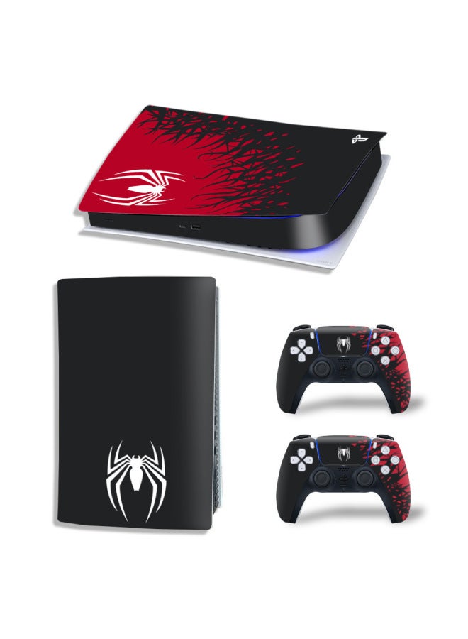 Loquat Chivalrous PS5 Stickers Full Body Stickers Spider-Man 2 Limited Edition Stickers Film Protector Limited-Color:ps5 Optical Drive Version Sticker 1  - Image 2