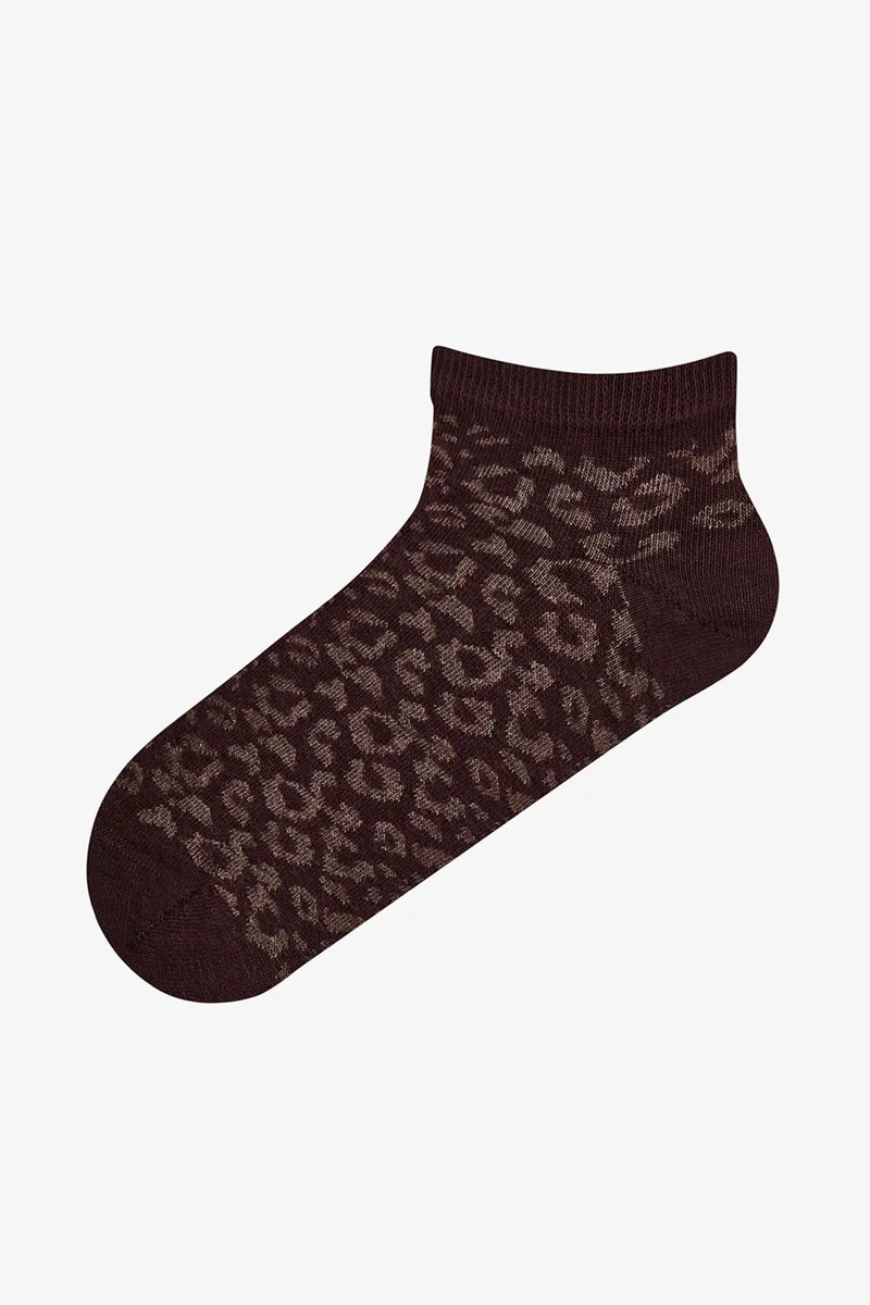 بنتي PENTI Leopard Everyday Pair Ankle Socks