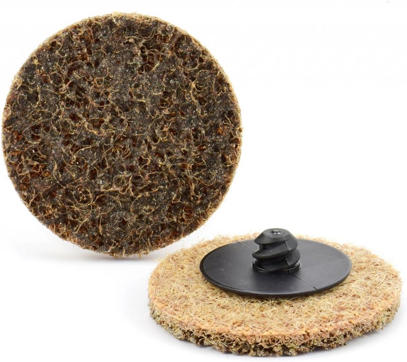 COSPOF 3 Inch Sanding Discs,25 Pack Coarse Quick Change Discs,Surface Conditioning Discs for Die Grinder(Brown-Coarse). - Image 3