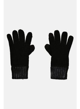 Women 1 Pair Knitted Gloves, Black