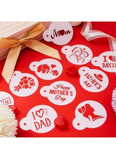 Patelai 20 Pieces Father'S Day Cookie Stencil Set Reusable Cake Baking Templates For Cookie Cupcake Fondant Diy Crafts Theme Party Decoration Supplies  - Image 5