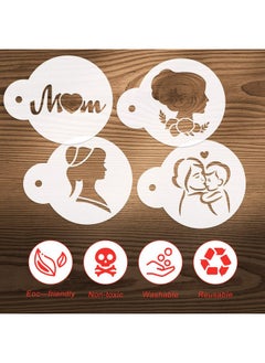 Patelai 20 Pieces Father'S Day Cookie Stencil Set Reusable Cake Baking Templates For Cookie Cupcake Fondant Diy Crafts Theme Party Decoration Supplies  - Image 4