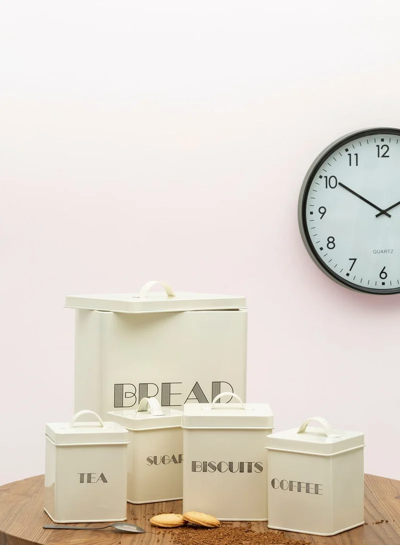 Premier Cream 5 Piece Kitchen Storage Set