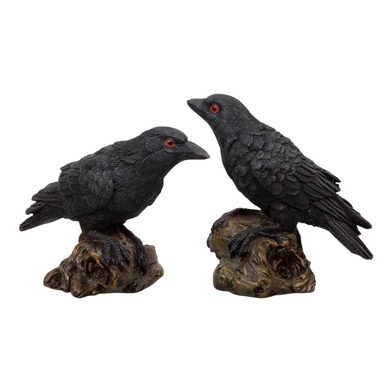 Kheops Raven Figurines Set of 2