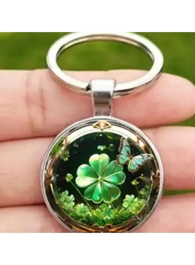 Five Leaf Clover  Keychain
